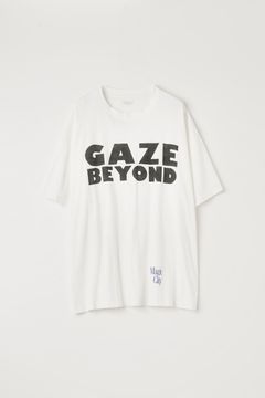 LOOSE FIT PRINT TEE : GAZE BEYOND | WHITE | カットソー