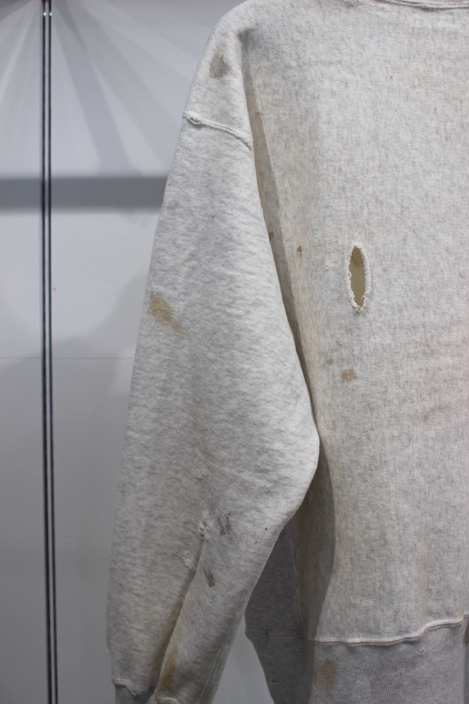 CRASH CREWNECK SWEAT SHIRT/H.IVORY