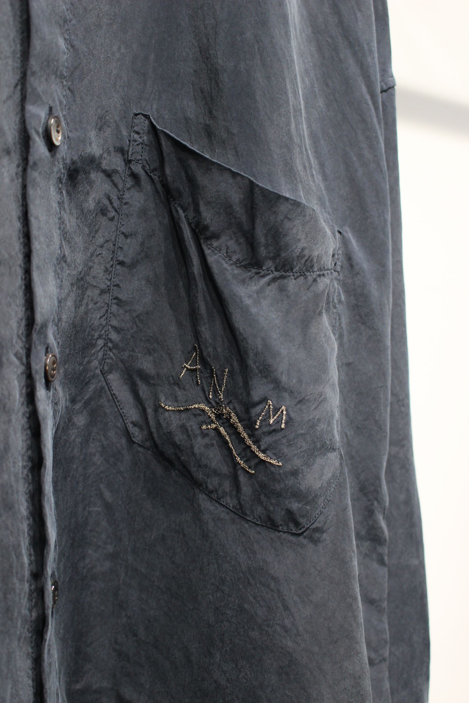 EMBROIDERED SOUVENIR SHIRT | NAVY | 刺繍シャツ