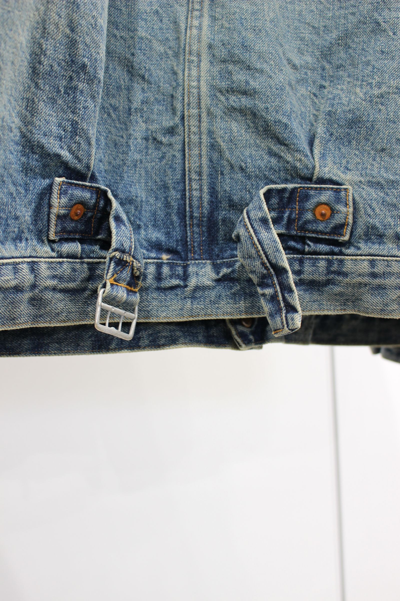 HYPER BIG WWII "1ST" KIBATA VINTAGE WASH SHUTTLE DENIM JACKET/V.NAVY