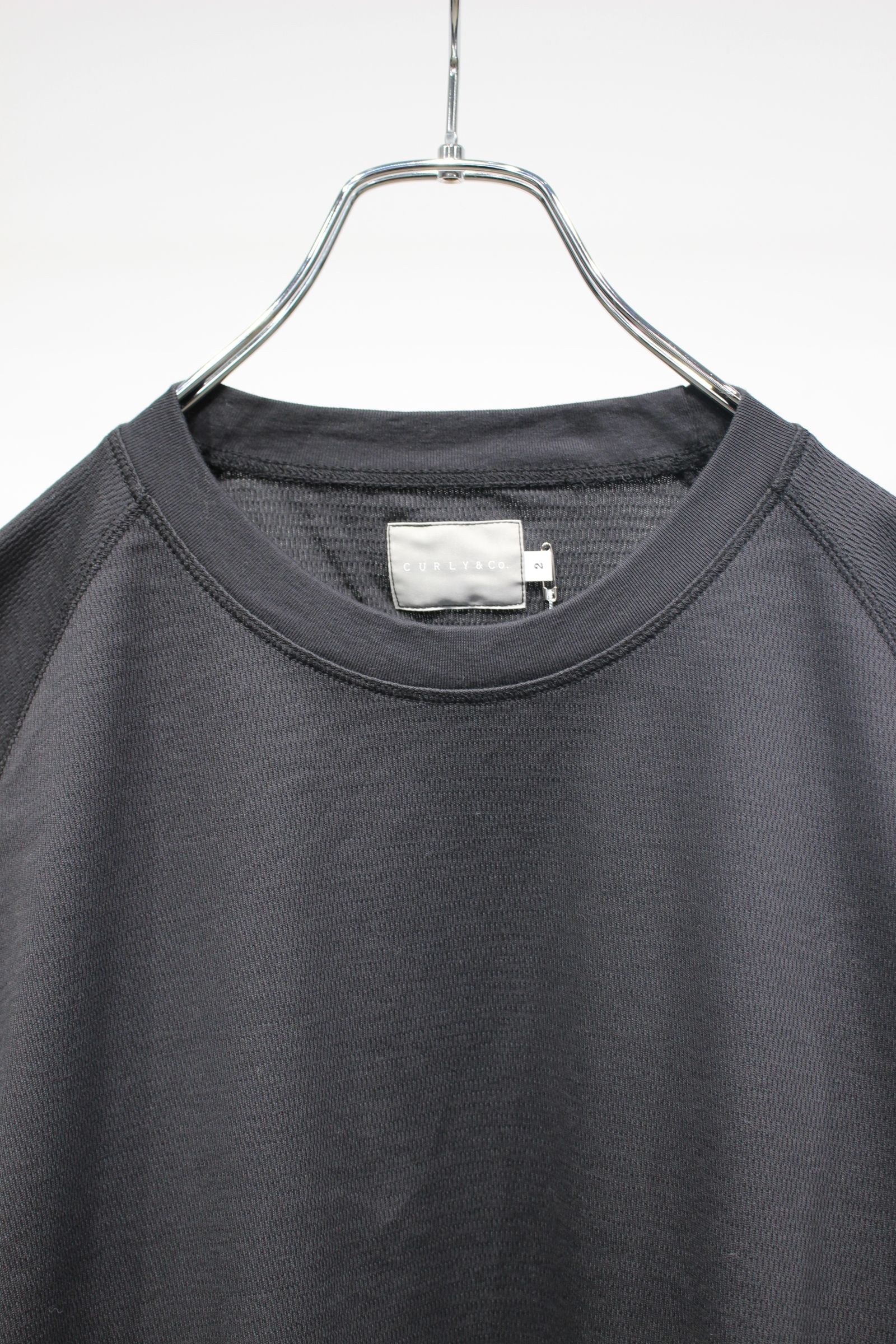 COMPACT HONEY-COMB PULL-OVER | CHARCOAL | カットソー