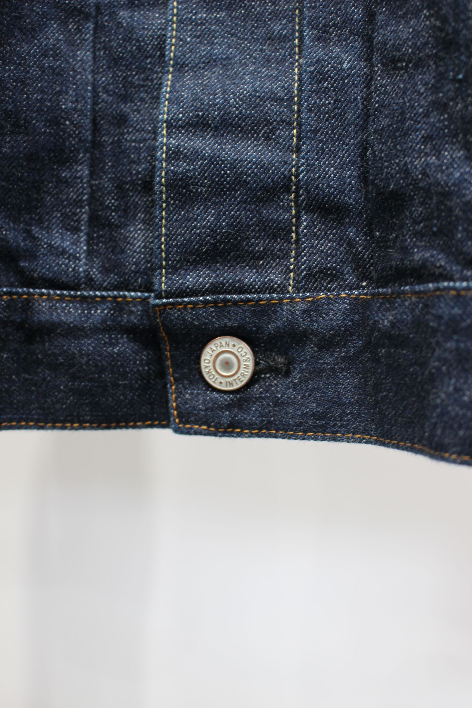 [ラスト1点] HYPER BIG "2ND" SHUTTLE DENIM SIDE PANEL JACKET | NAVY | デニムジャケット