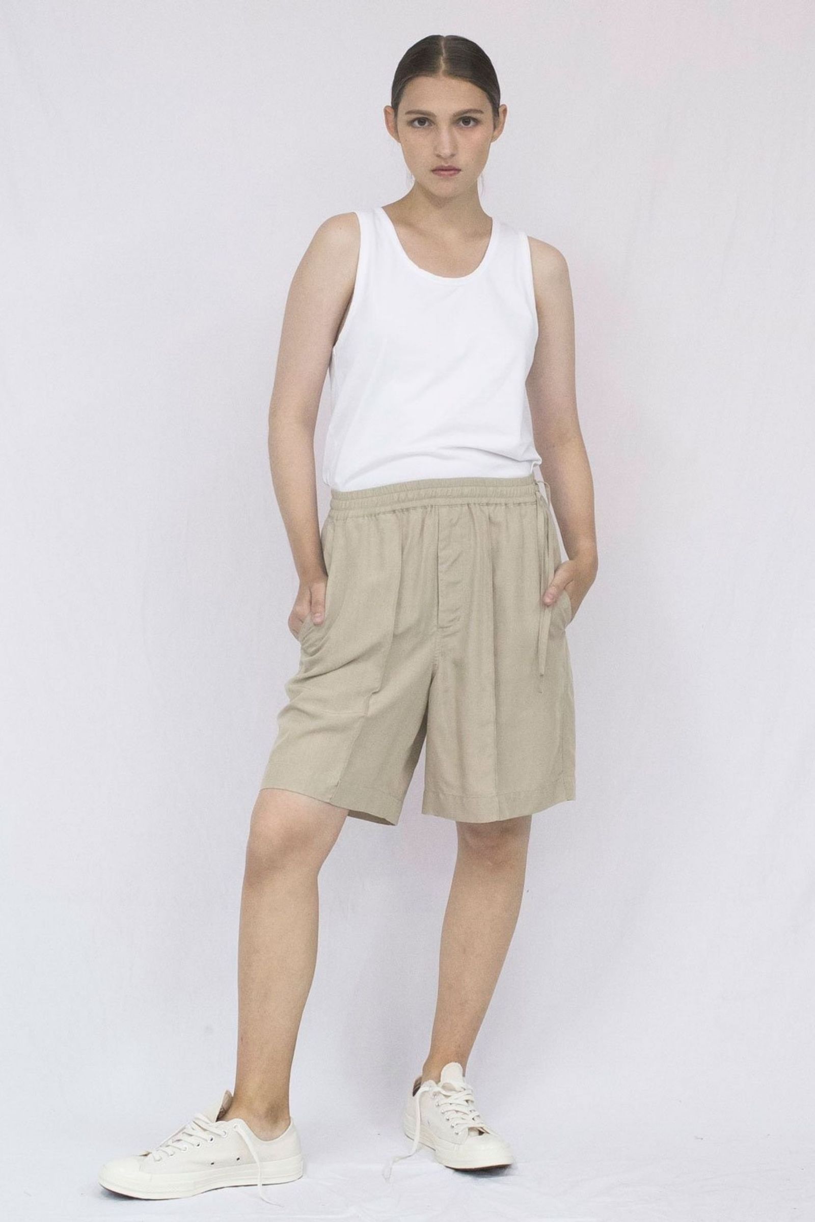 SOFT DRAPE MODAL SHORT Pants/ショートパンツ
