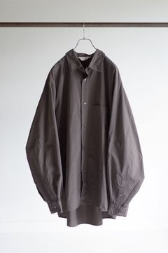 WRINKLES OVERSIZED LS SHIRT/F.BLACK