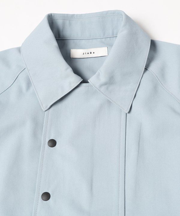 FLAP OVER SHIRT JACKET/SAX