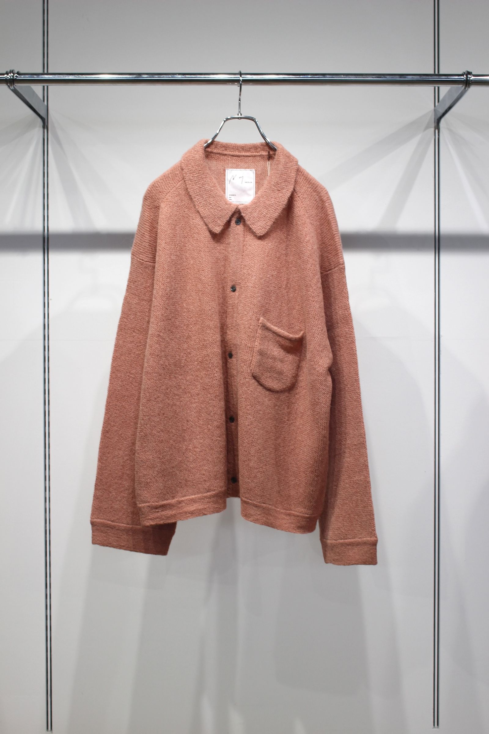 [ラスト1点] KNIT SHIRT | PINK | ニットシャツ