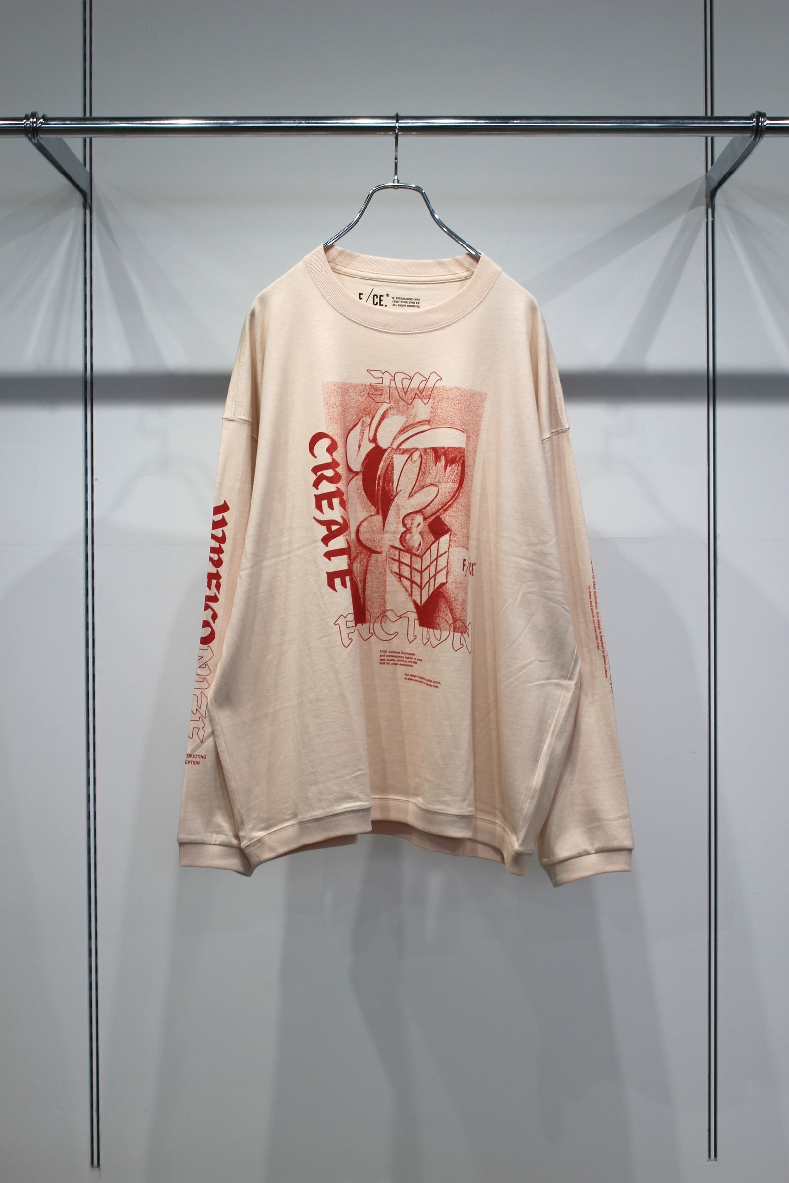 RE AIKAWA LONG SLEEVE TYPE-A | Pink | カットソー