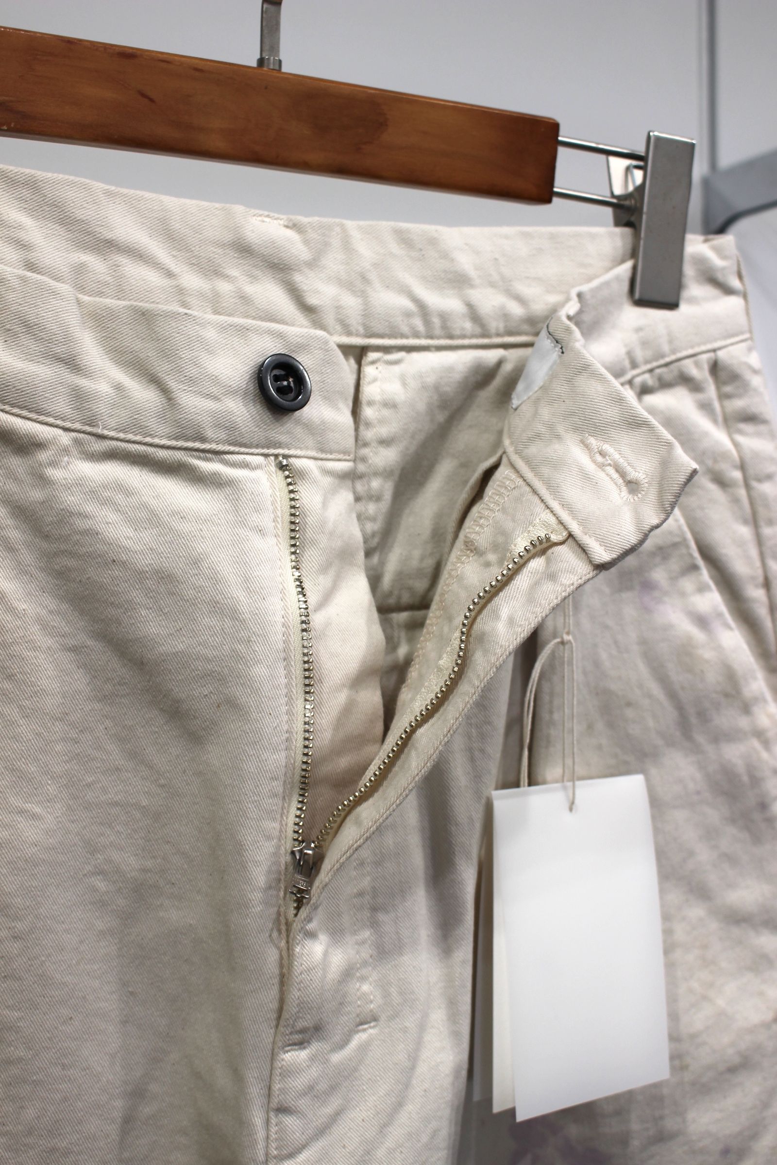 ANCELLM - PAINT CHINO TROUSERS | BLACK | チノパン | NapsNote ANCELLM - PAINT CHINO TROUSERS | BLACK | チノパン | NapsNote
