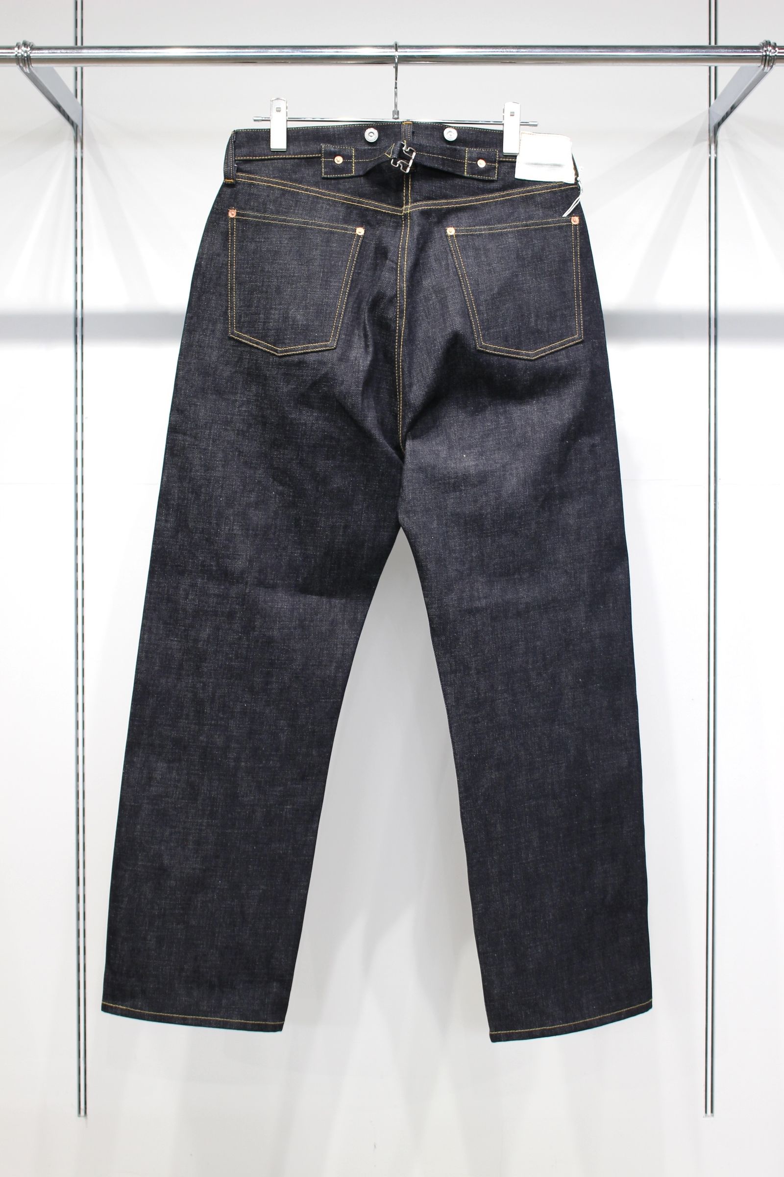"RIGID"NATURAL INDIGO SHUTTLE DENIM SINGLE NEEDLE 201 No2 JEANS | NAVY | デニムパンツ