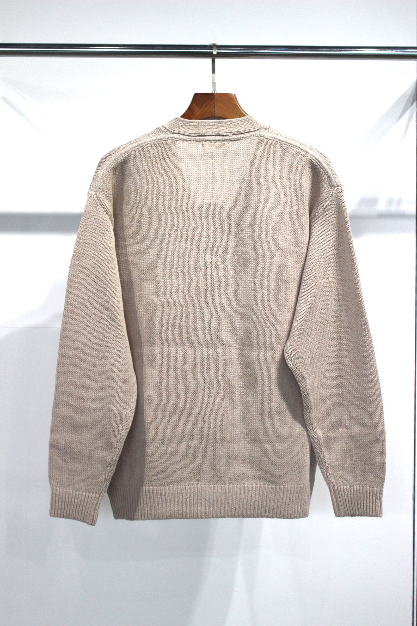 DRY COTTON KNIT CARDIGANE/コットンニットカーディガン