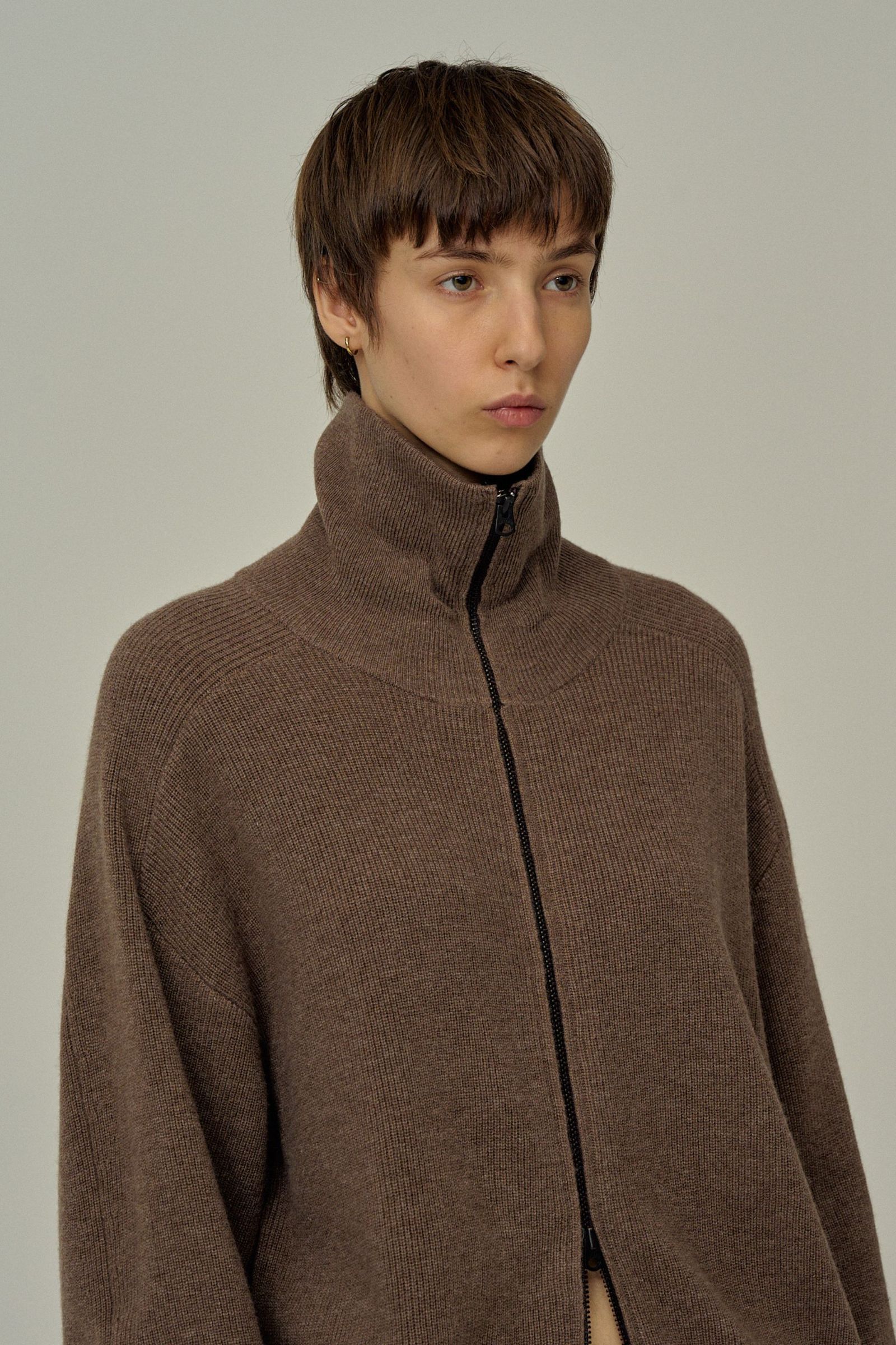 C/W DRIVERS KNIT | BROWN | ドライバーズニット