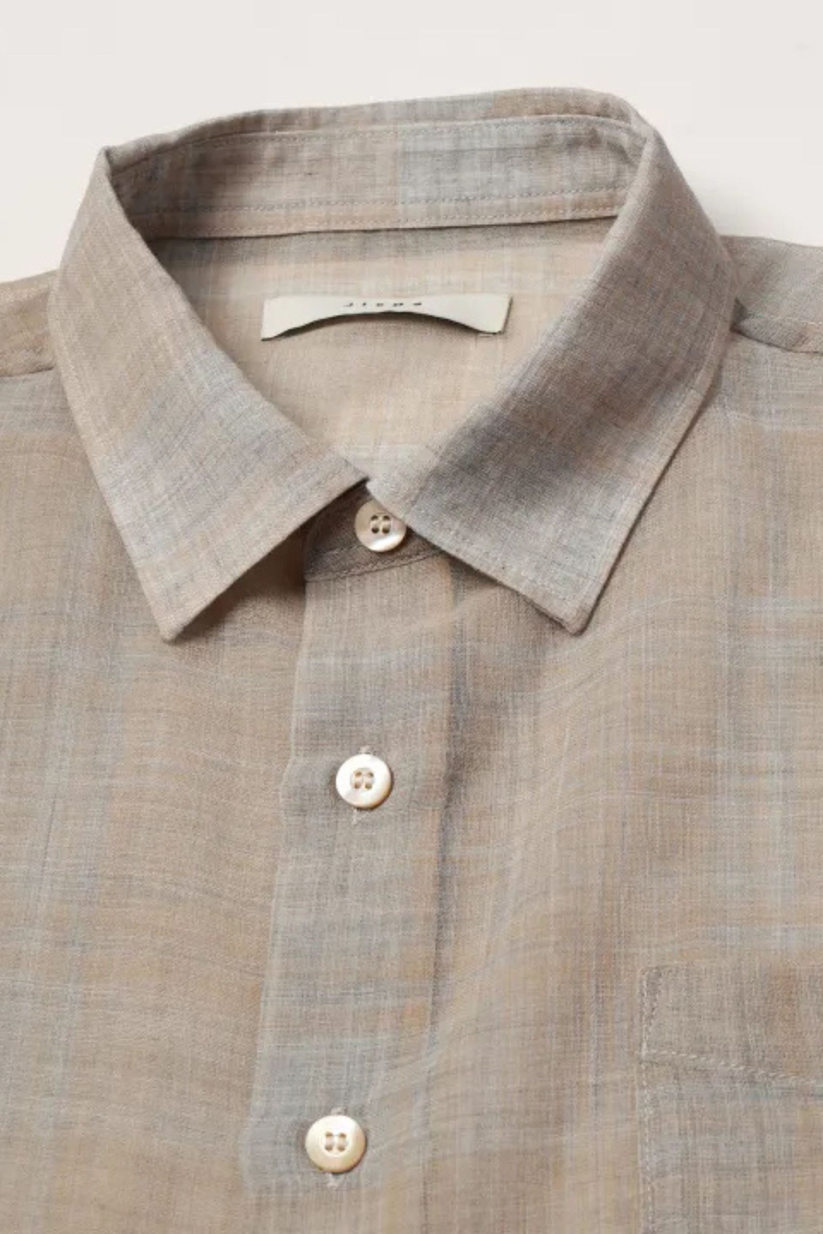 CHECK SHIRT | LIGHT GRAY | シャツ