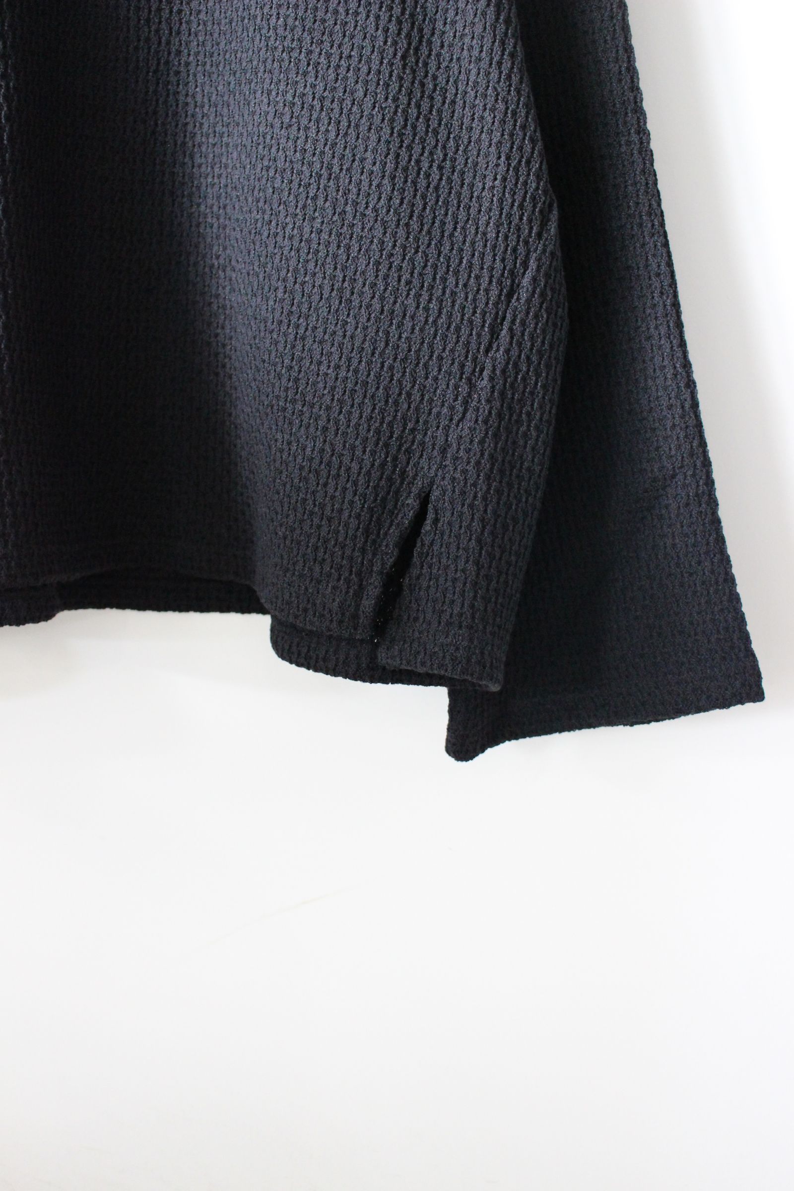 新入荷 23AW Ancellm CHAIN CHAIN Ancellm KNIT LS black HI