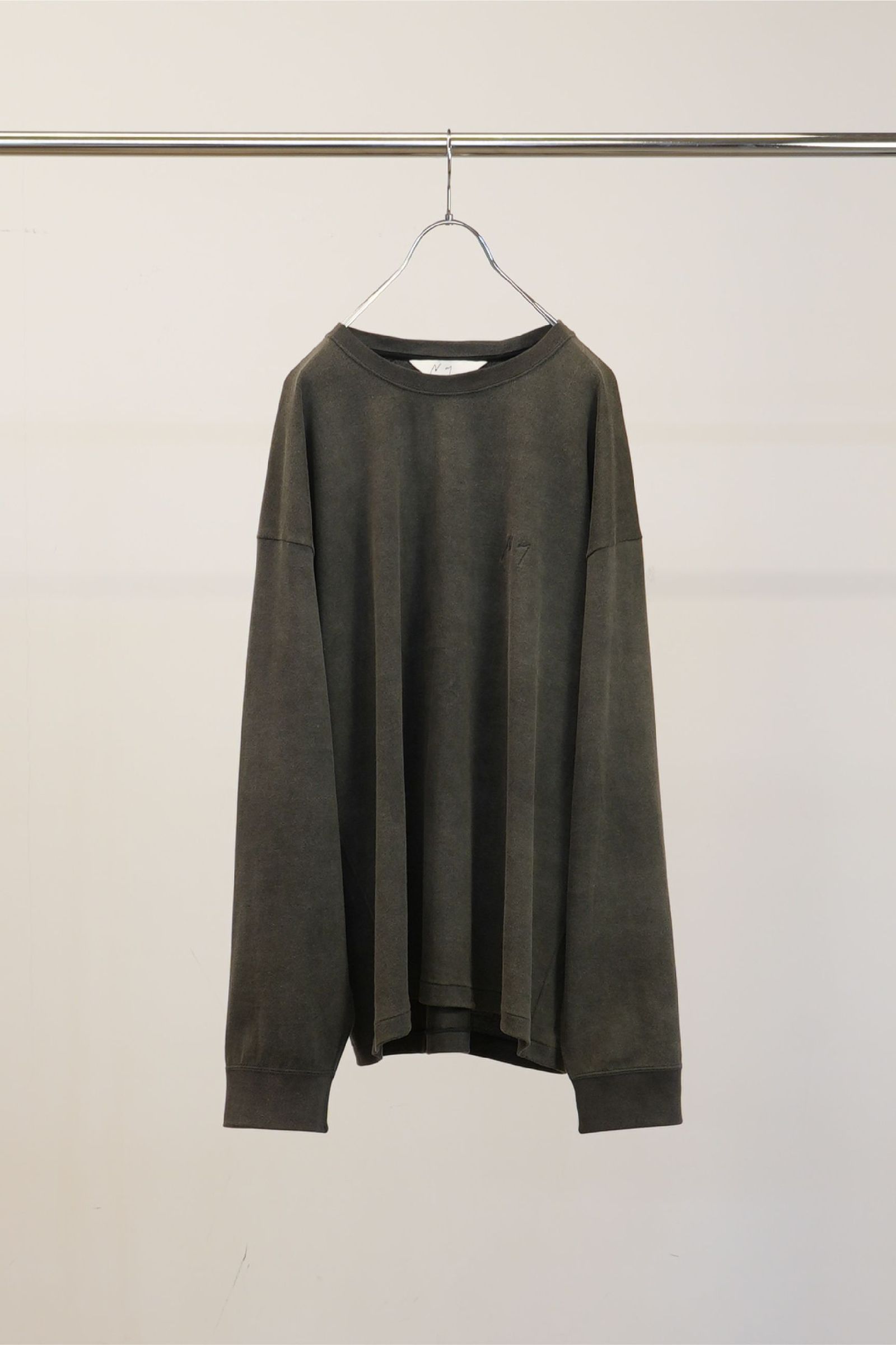 ancellm カットソー ANCELLM - UNEVENNESS LS | BLACK | カットソー | NapsNote