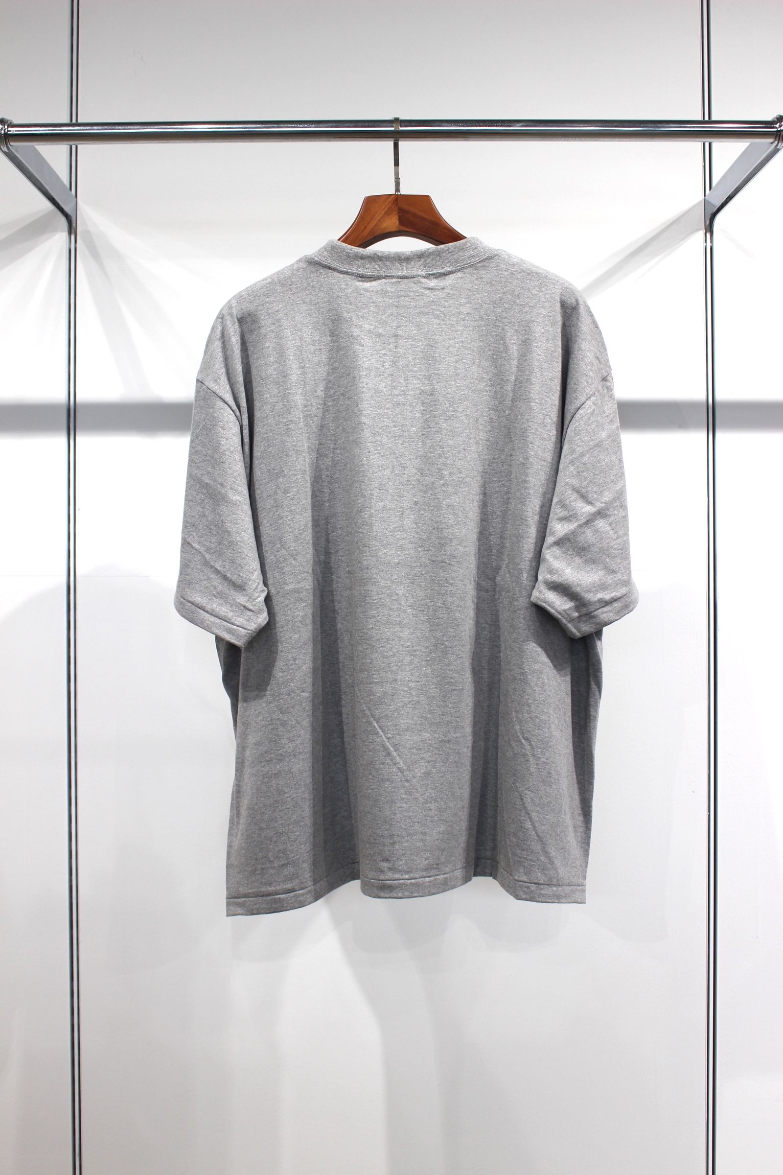 HYPER BIG AME-KAJI POCKET TEE/GRAY-TALL | NapsNote