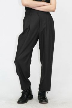AUSTRALIA FLANNEL TUCK PANTS/タックテーパードパンツ