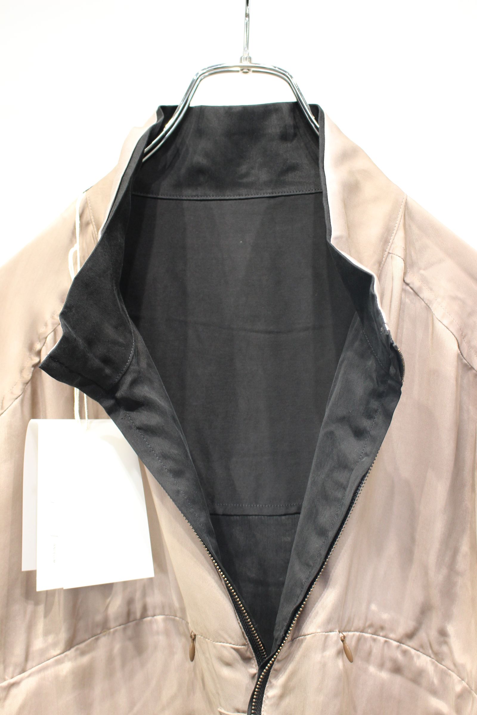 CUPRO REVERSIBLE JACKET | BLACK | リバーシブルジャケット