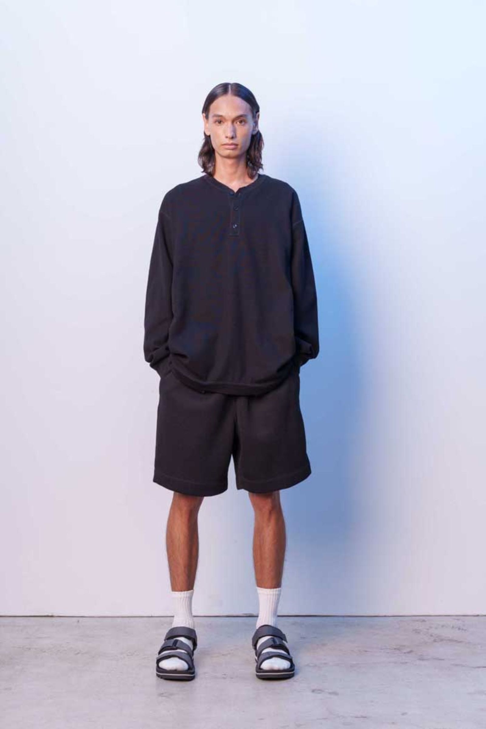 DRY KNIT SHORTS/GRAY