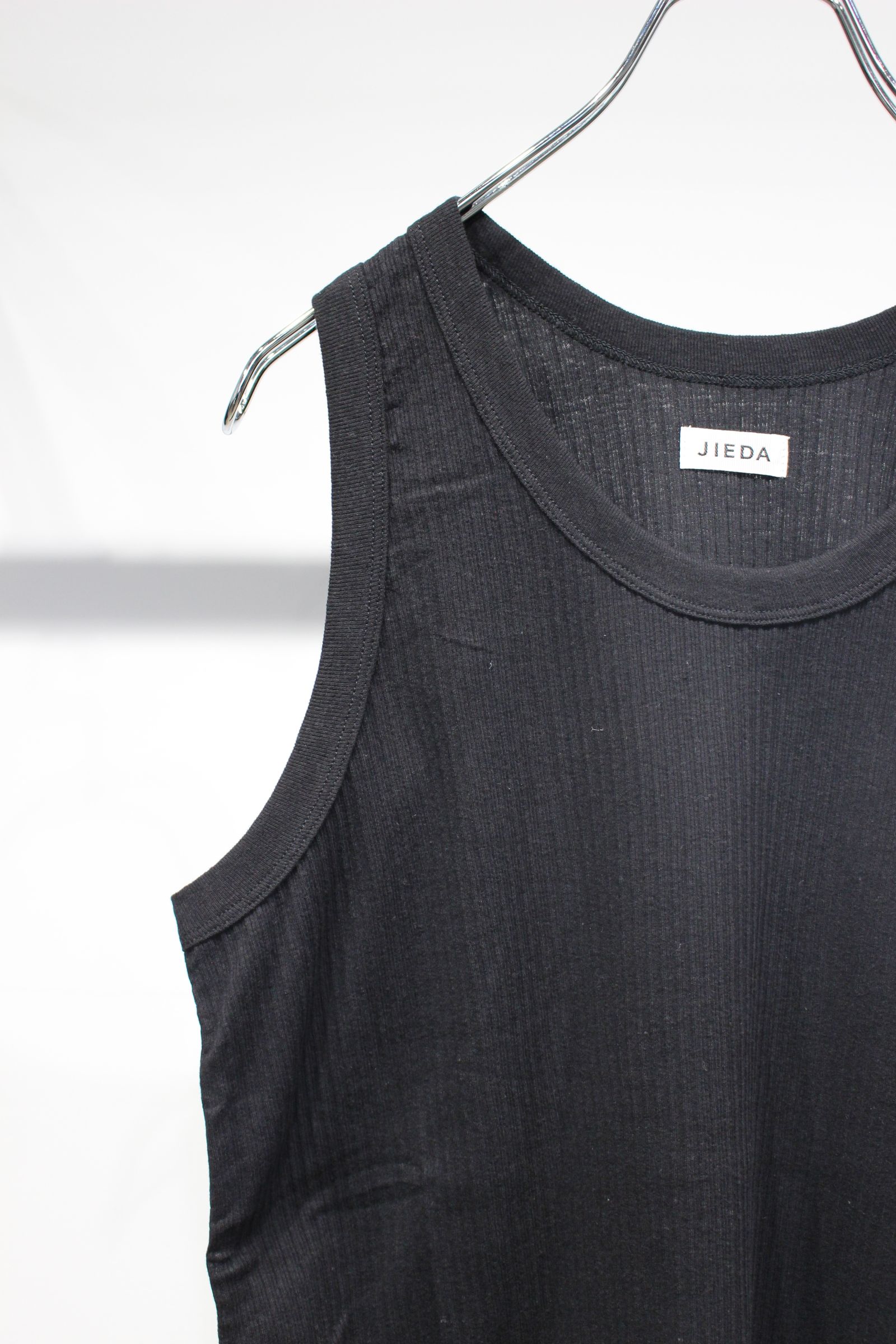 VINTAGE LIGHT RIB T/TOP | BLACK | タンクトップ