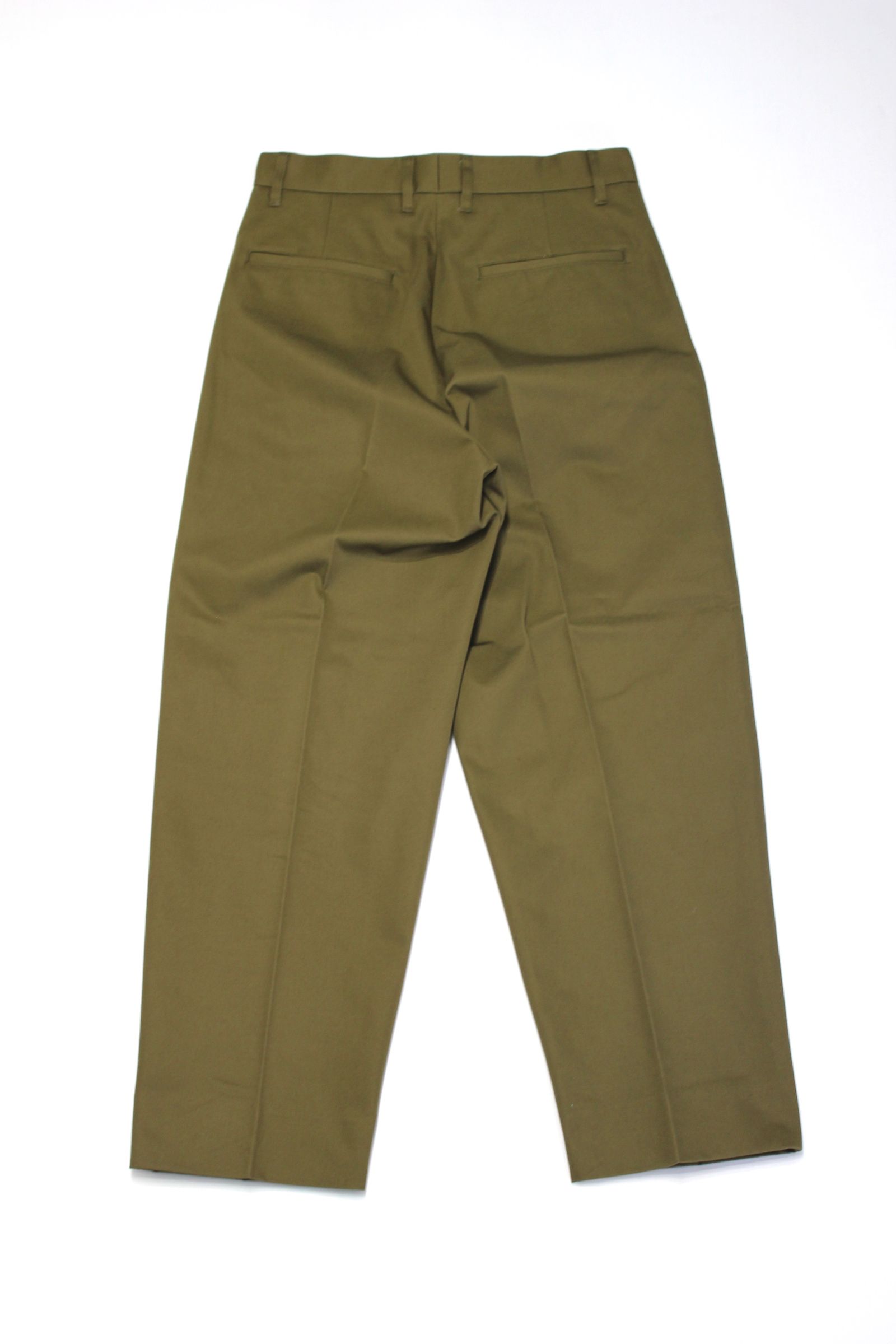 UNIVERSAL PRODUCTS - COTTON 1TUCK TROUSERS/コットン1