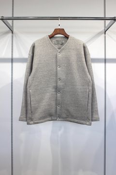 RAFFY SNAP BUTTON CARDIGAN -brushed- | GRAY | カーディガン