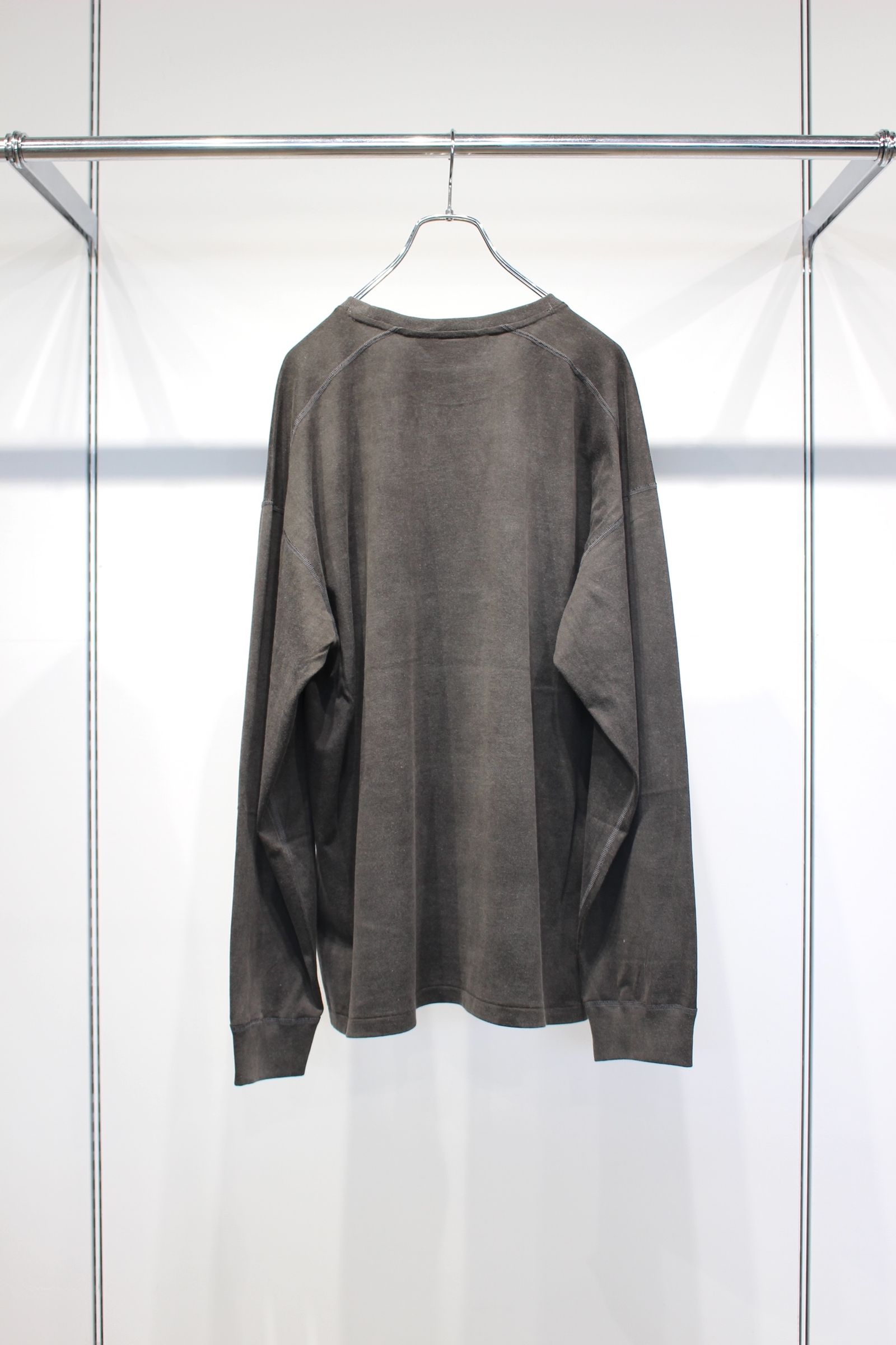 UNEVENNESS LS T-SHIRT | BLACK | カットソー