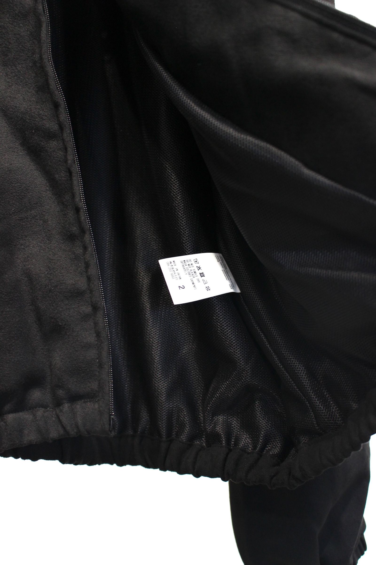 VEAGAN SUEDE KIMONO BLOUSON | BLACK | ライトアウター