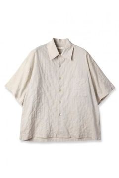 WRINKLE SHIRT S/S | IVORY | シャツ