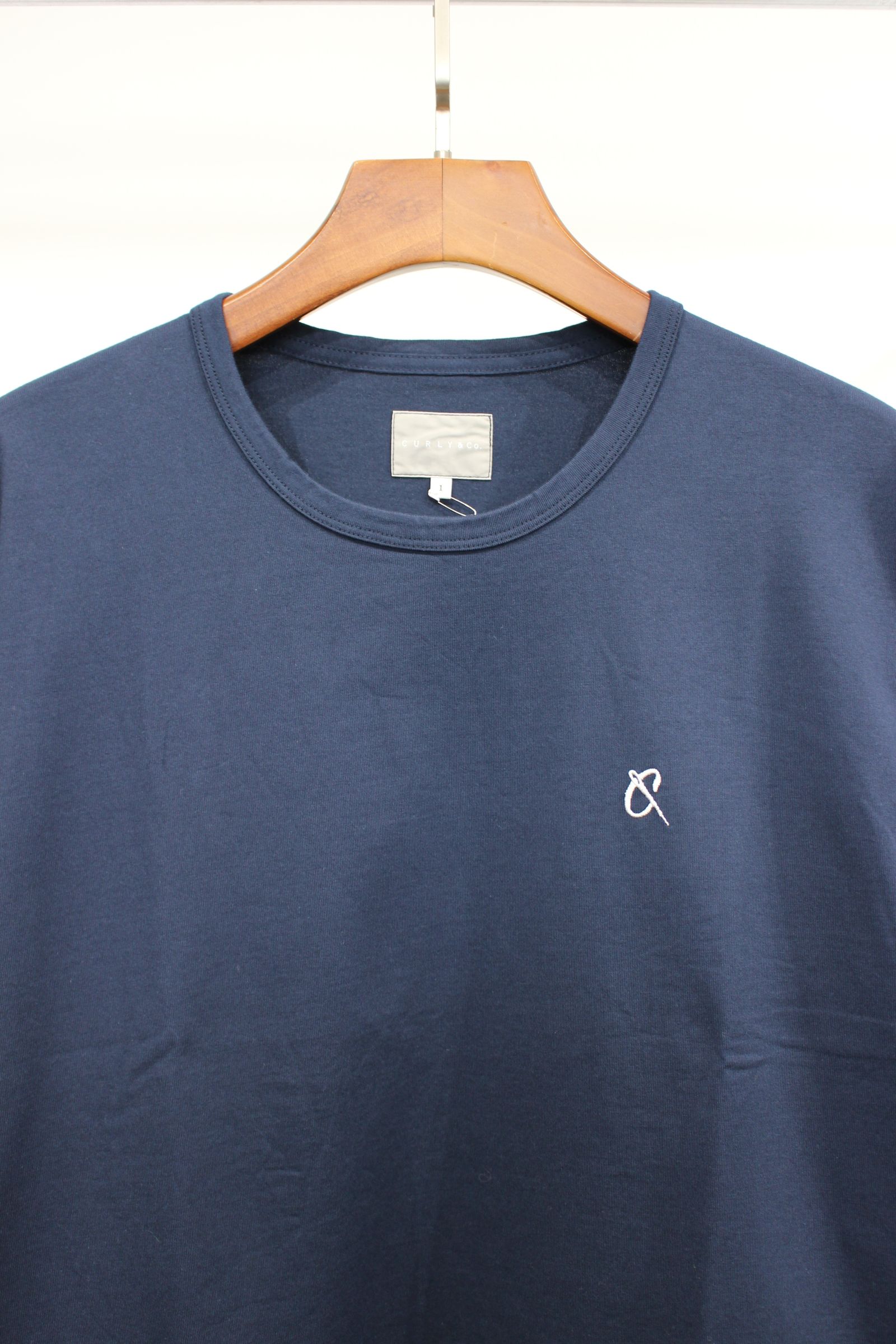 EMBROIDERY L/S TEE/NAVY
