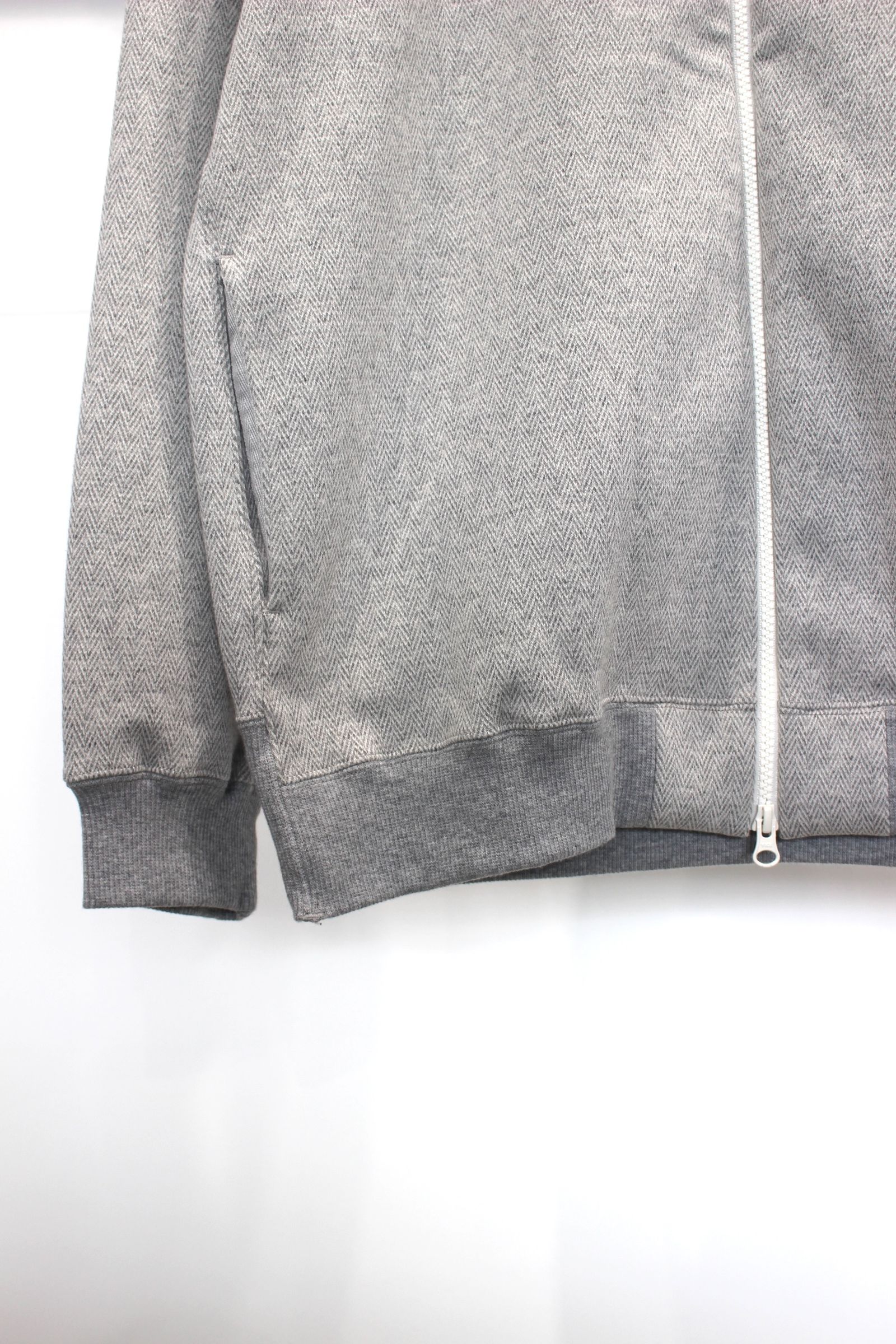 [ラスト1点] BLANKET ZIP-UP JACKET | GRAY.H | ブルゾン