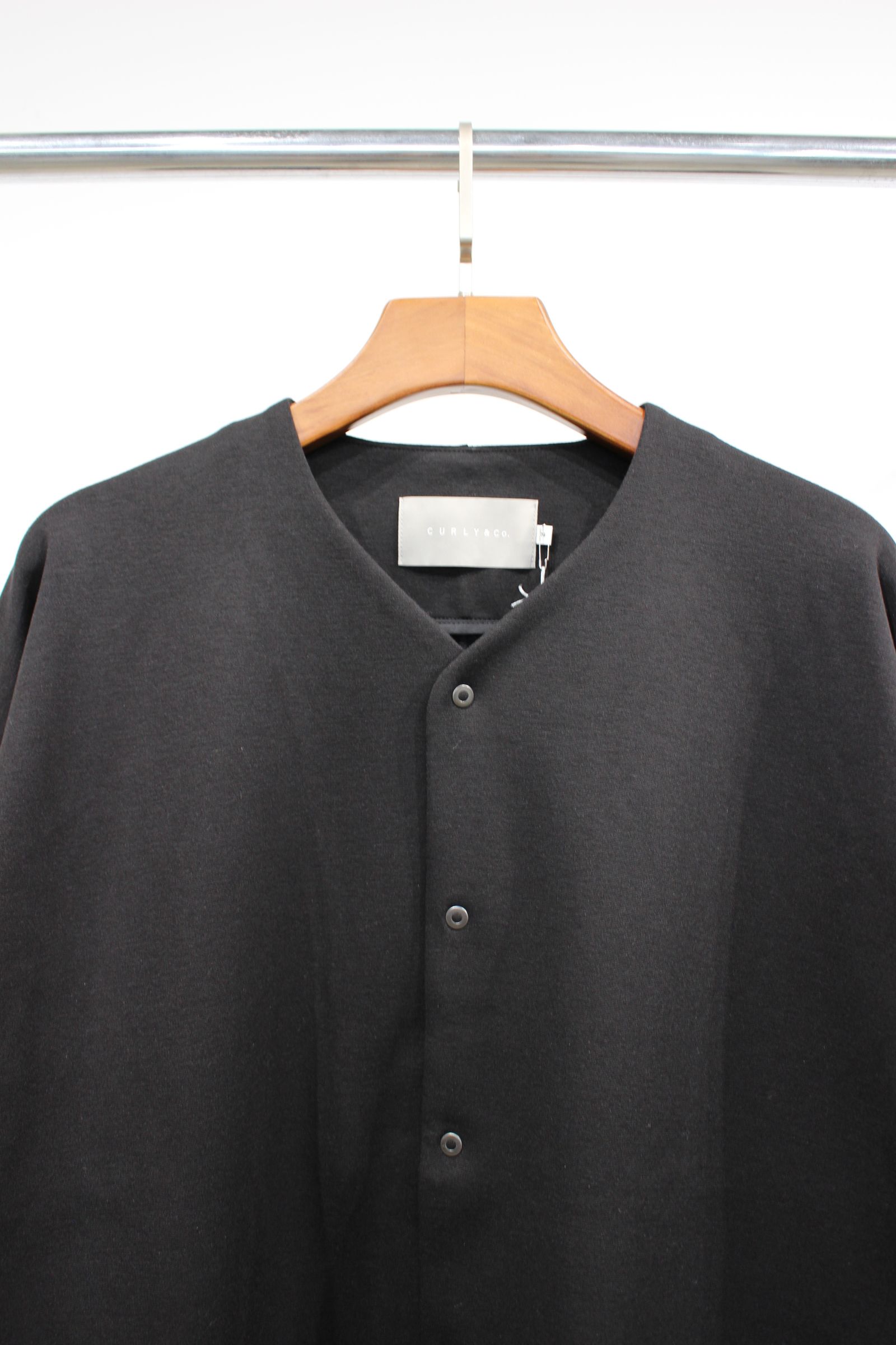 PONTE ROMA SNAP-BUTTON CARDIGAN/BLACK