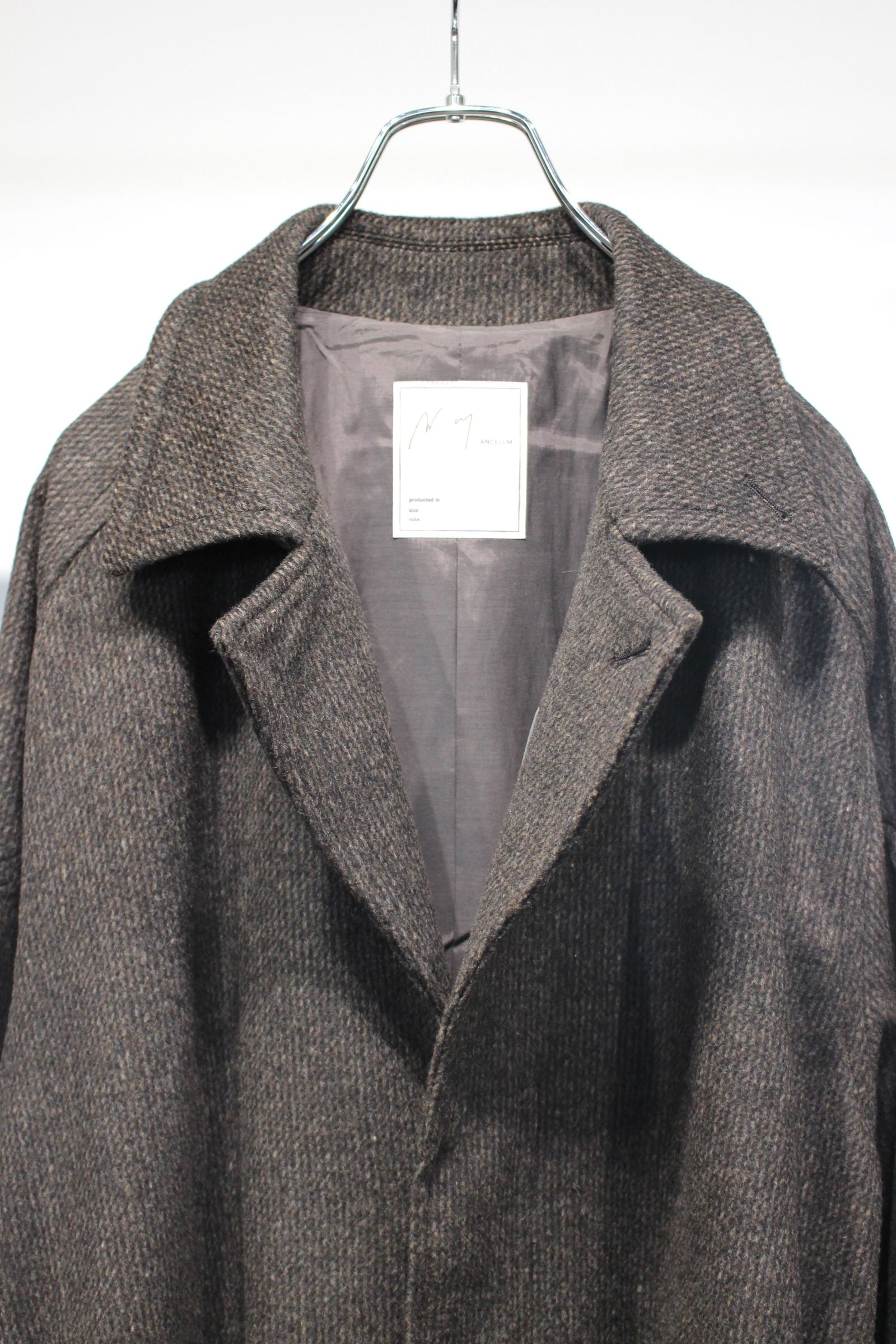 WOOL BLANKET BALMACAAN COAT | D.BROWN | コート