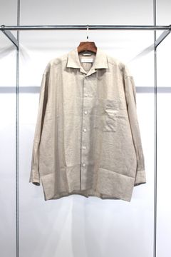 VICTOR L/S WIDE FIT SHIRTS/シャツ/ECRU