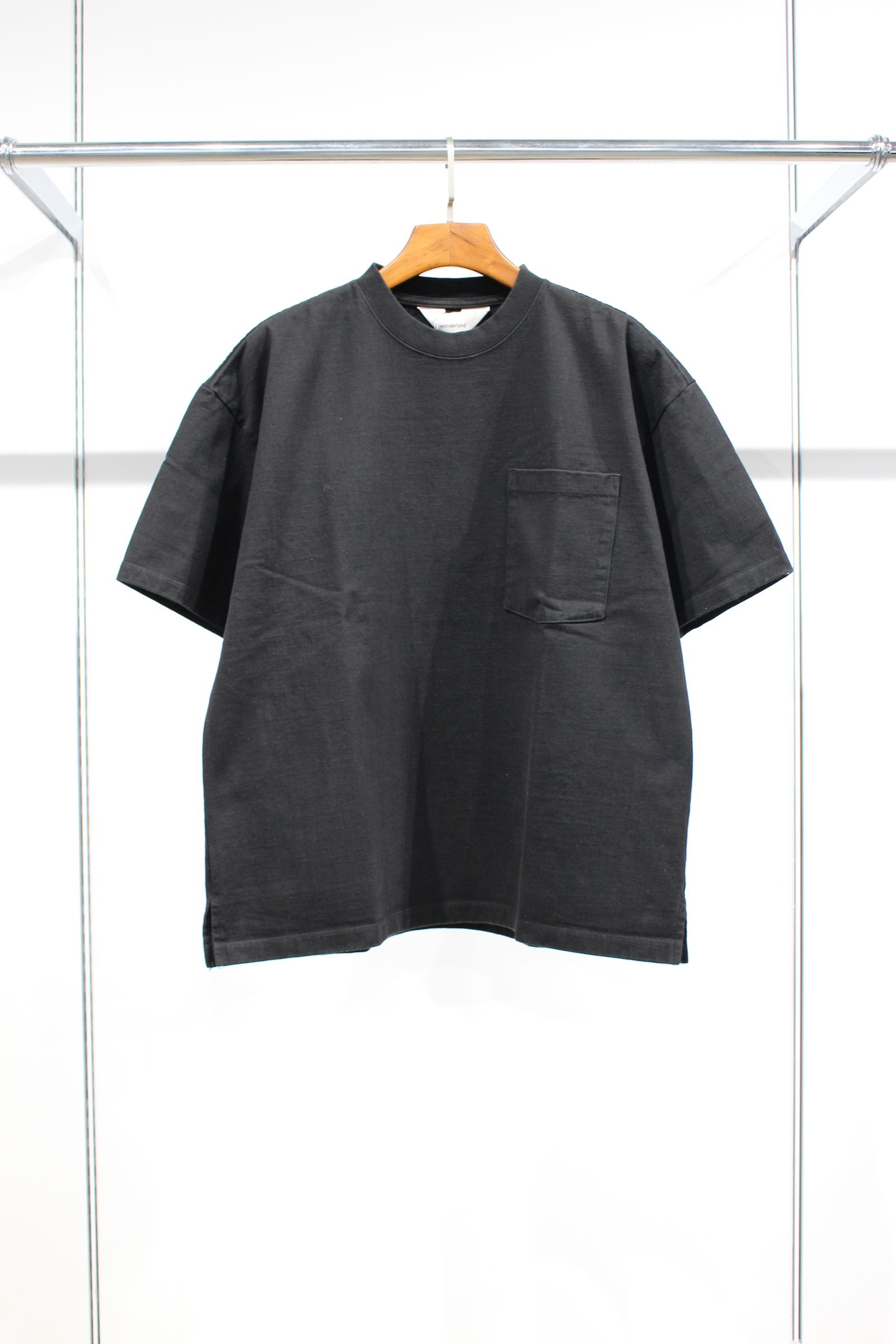 Pocket tee/BLACK