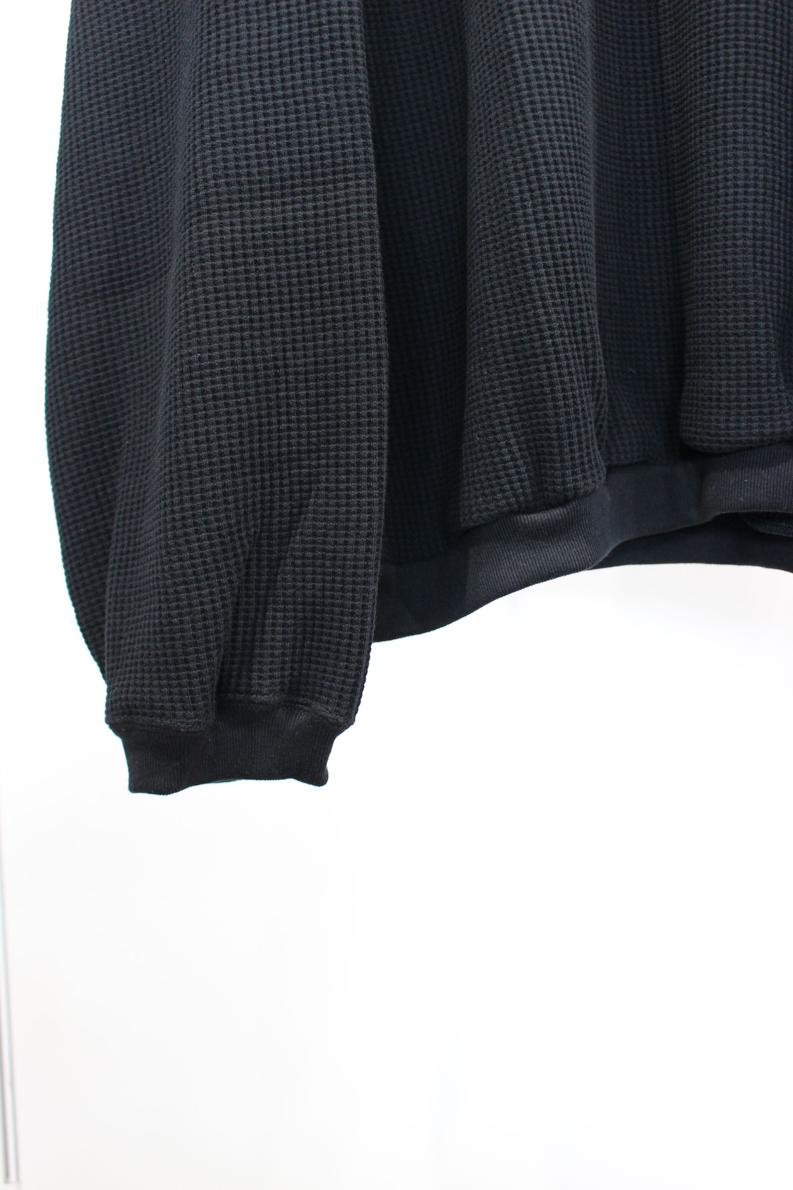 ANCELLM - WAFFLE OVERSIZE LS/BLACK | NapsNote