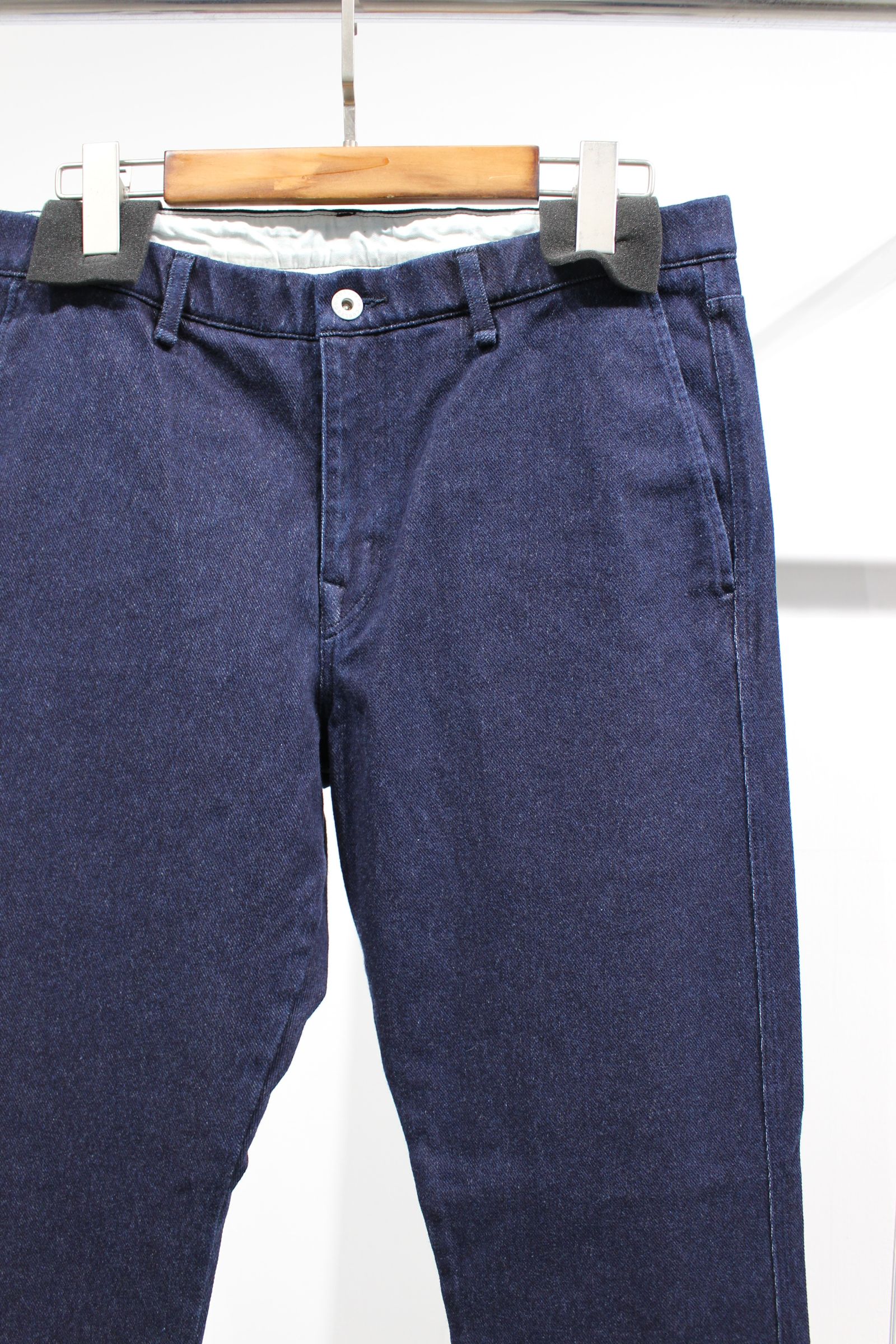 INDIGO SLIM FIT TROUSERS -ONE WASHED-/WASHED INDIGO