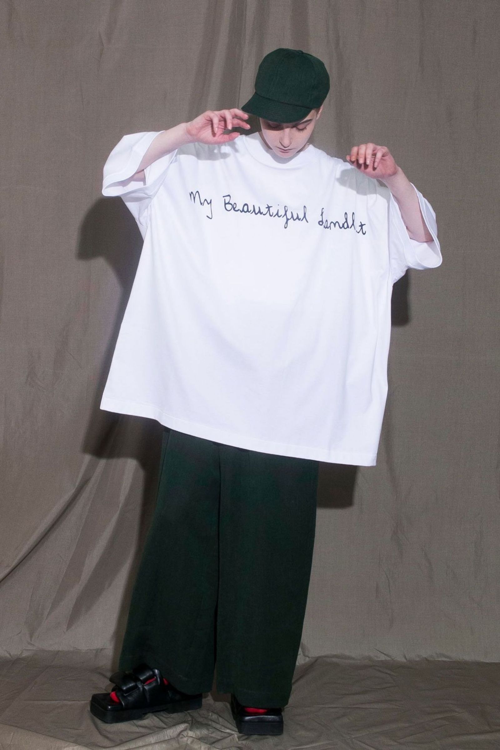 SUAI-SUAI JERSEY LOGO T-SHIRT/ビッグプリントTEE