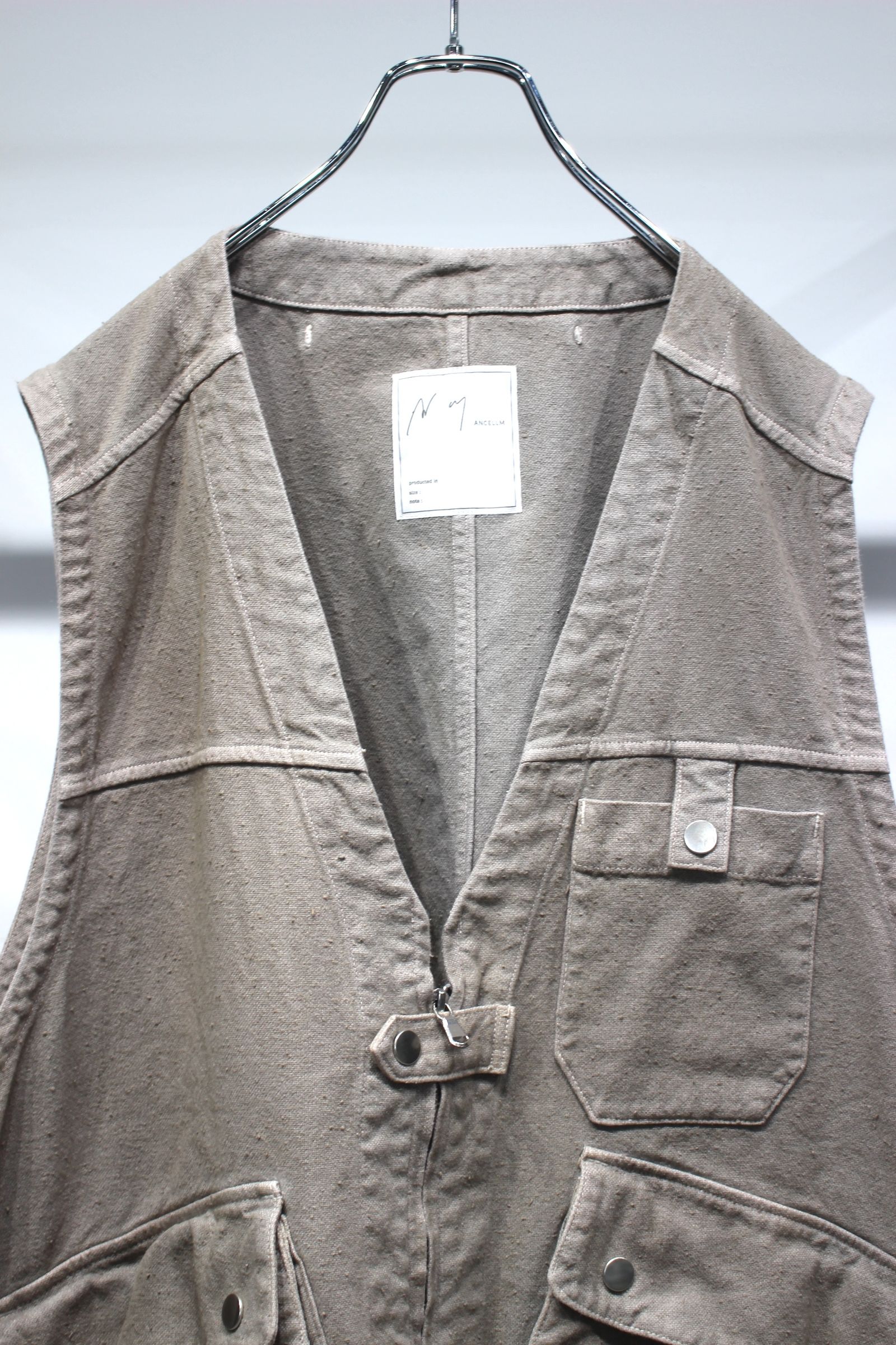 C/R DUCK UTILITY VEST | GREIGE | ベスト