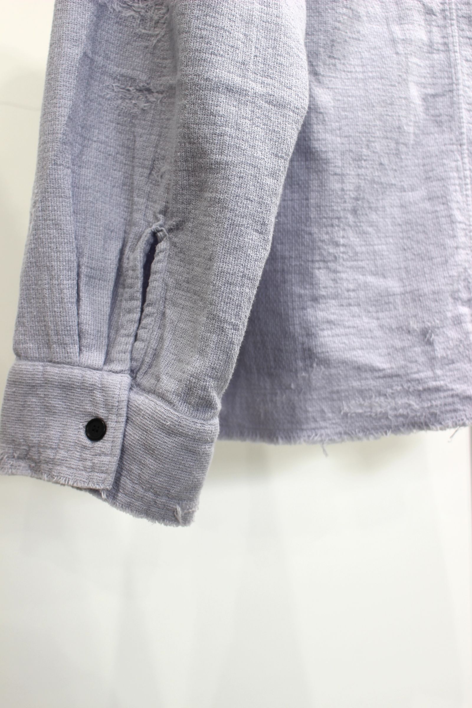ANCELLM - DOUBLEGAUZE SHIRT | PURPLE | ダブルガーゼシャツ