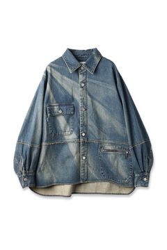 OVER SIZE DENIM SHIRT | INDIGO | デニムジャケット