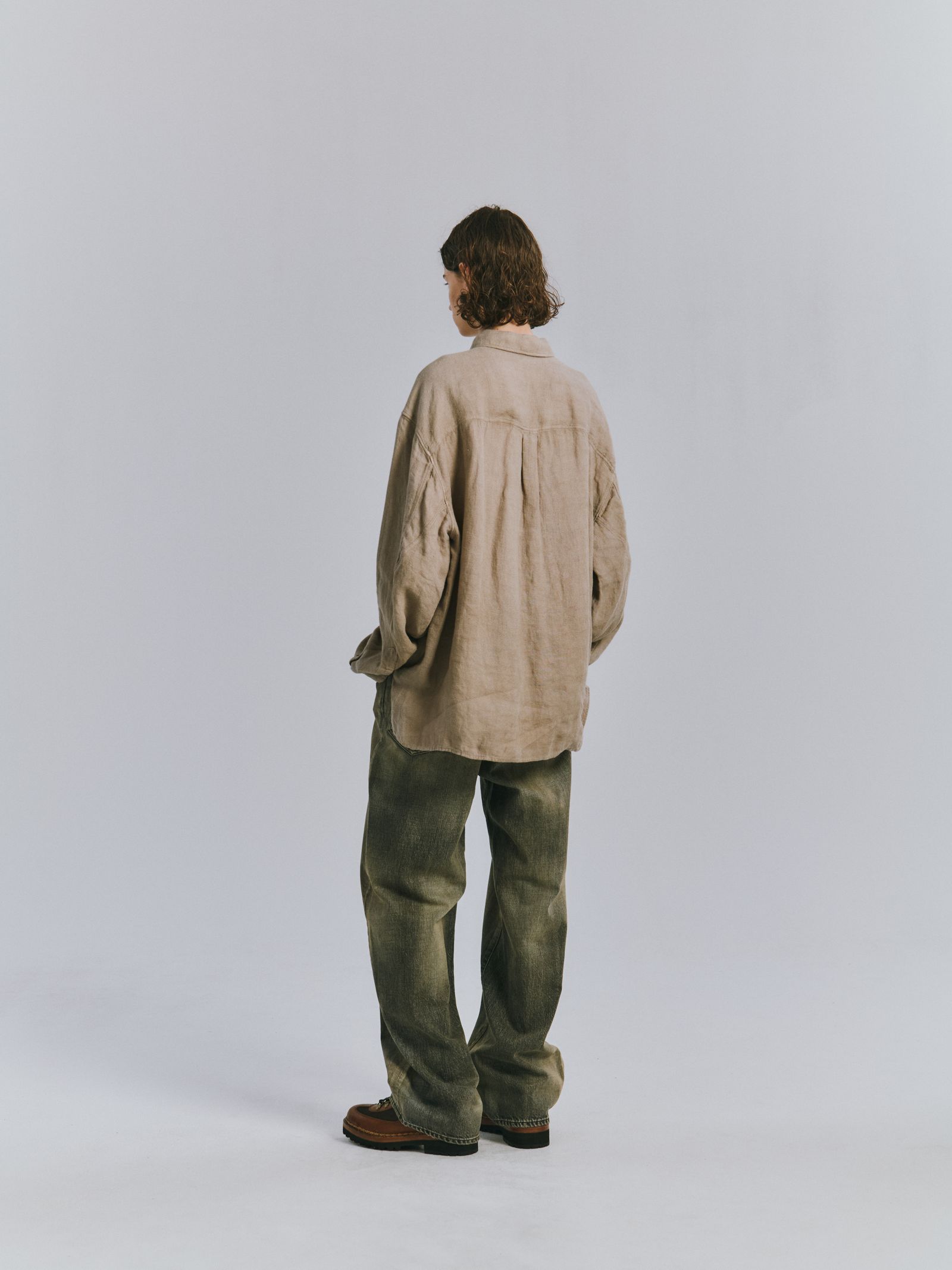 #08 MIDDLE STRAIGHT 5P DENIM PANTS | BLACK | デニムパンツ