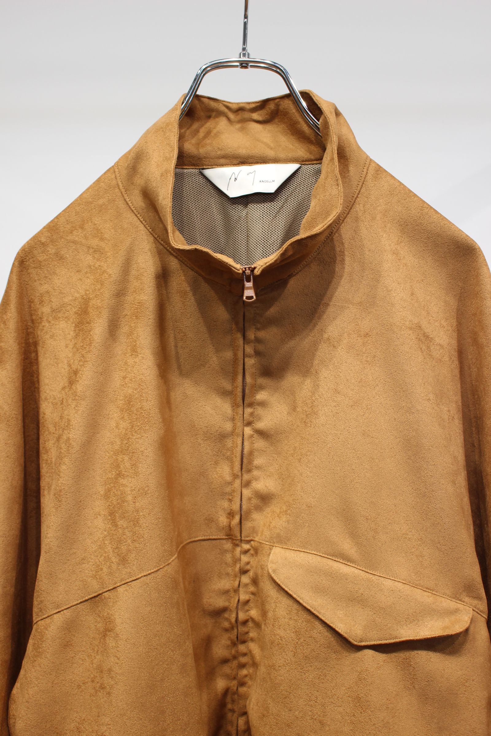 VEAGAN SUEDE KIMONO BLOUSON | BROWN | ライトアウター