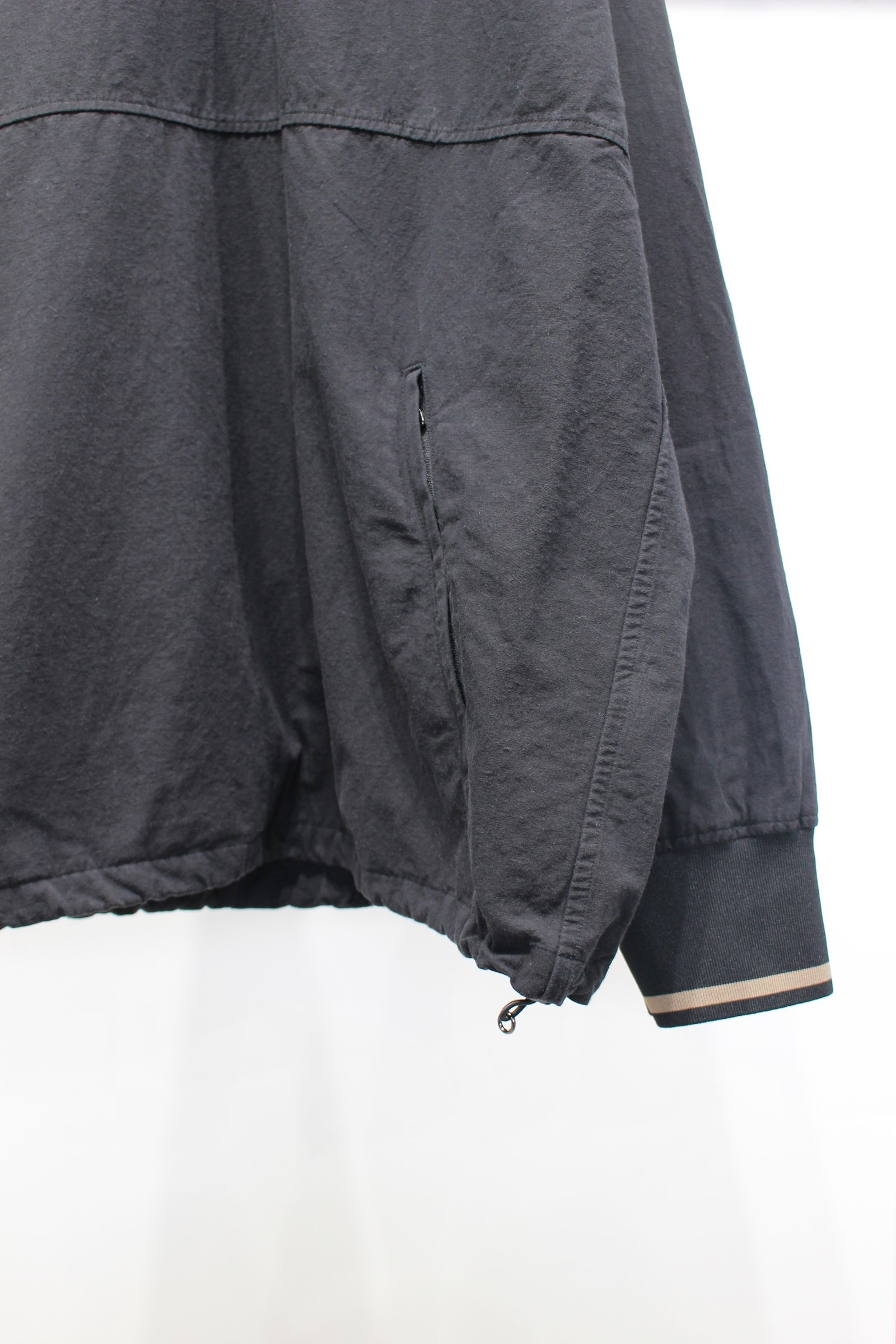 [ラスト1点] C/N PULLOVER SHIRT | BLACK | プルオーバーシャツ