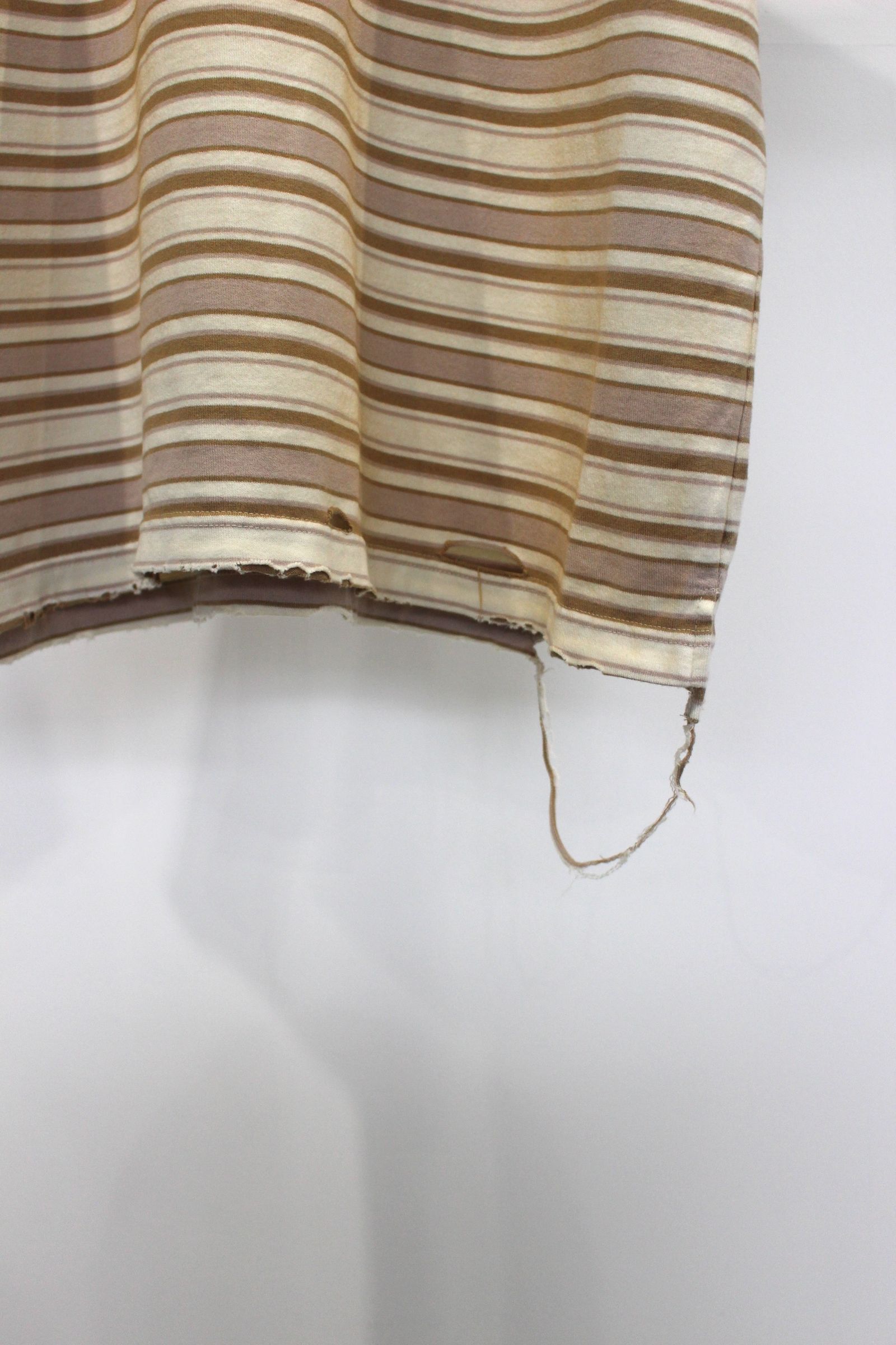 MULTI BORDER T-SHIRT | BEIGE | Tシャツ