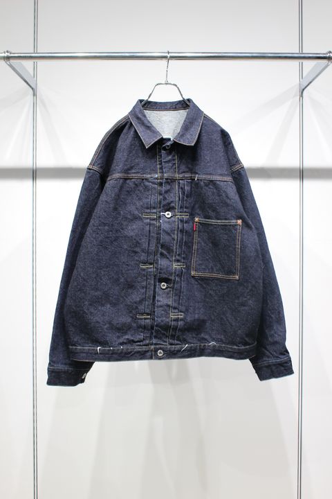 WASH HEAVY KIBATA SHUTTLE HYPER BIG WWII "1ST" DENIM JACKET | NAVY | デニムジャケット