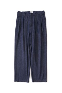 2TUCK DENIM TROUSER/2タックデニム