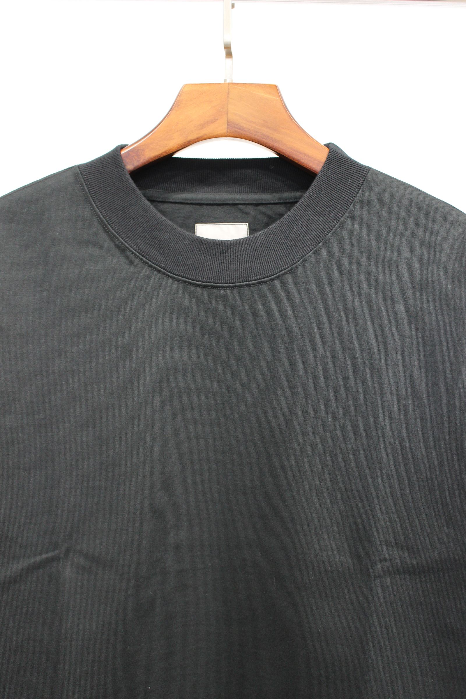 HEAVY PLATING TEE L/S/BLACK