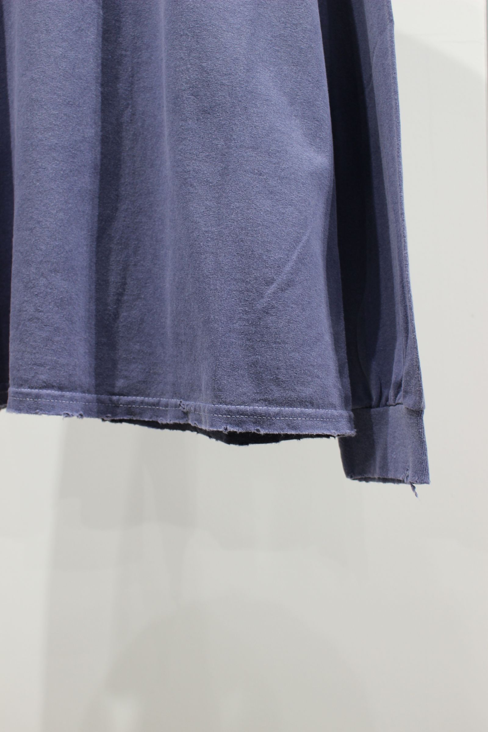 LOGO LS T-SHIRT/NAVY (プリント)