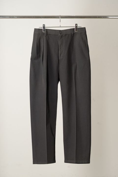 W/C AGING SLACKS | BLACK | スラックス