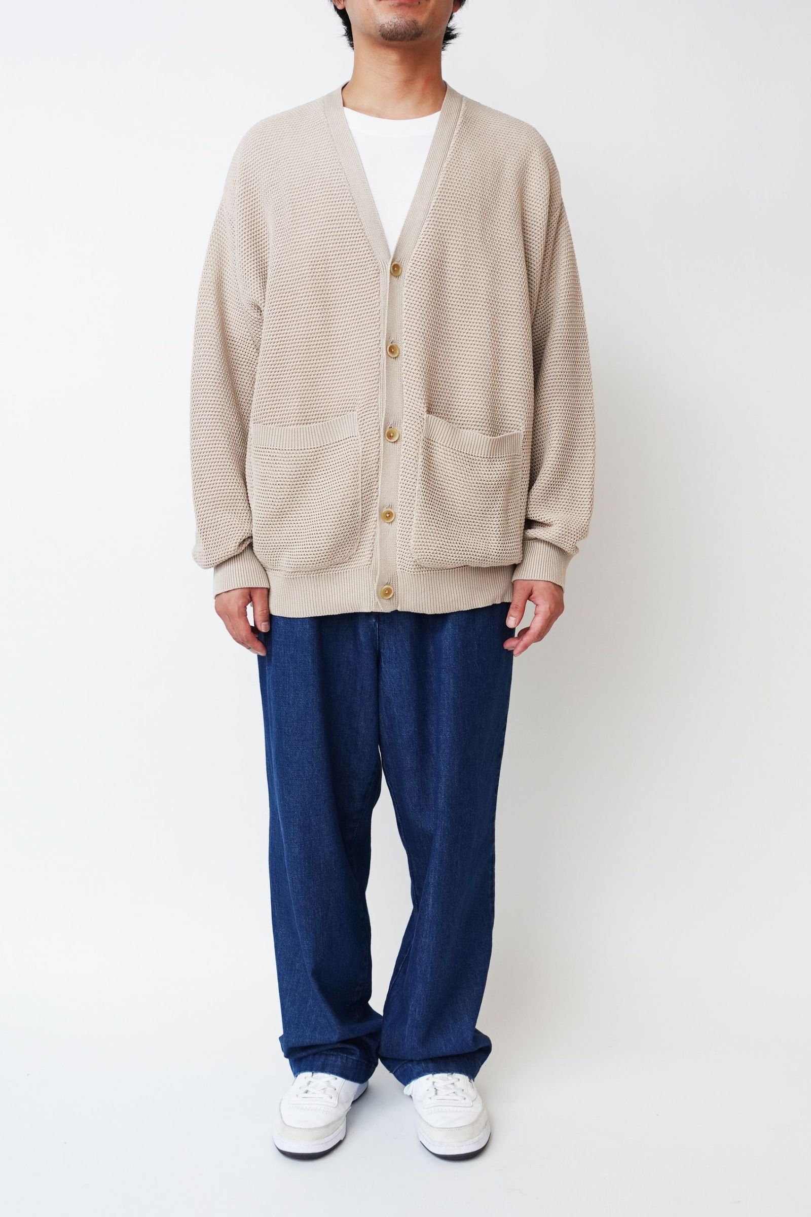 EVCON - COTTON KNIT CARDIGAN/コットンニットカーディガン | NapsNote